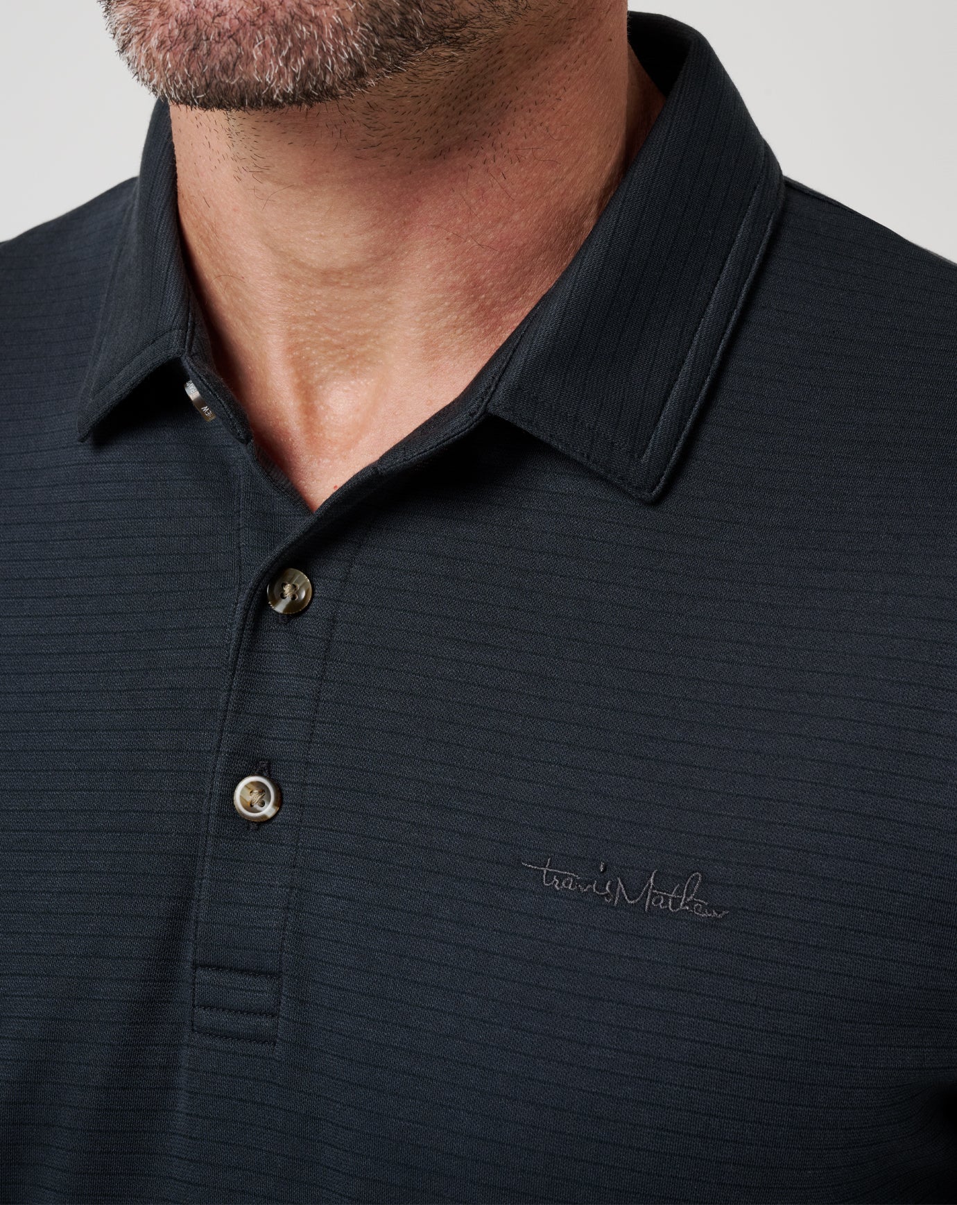 Black Travis Mathew The Zinna 2.0 Polo