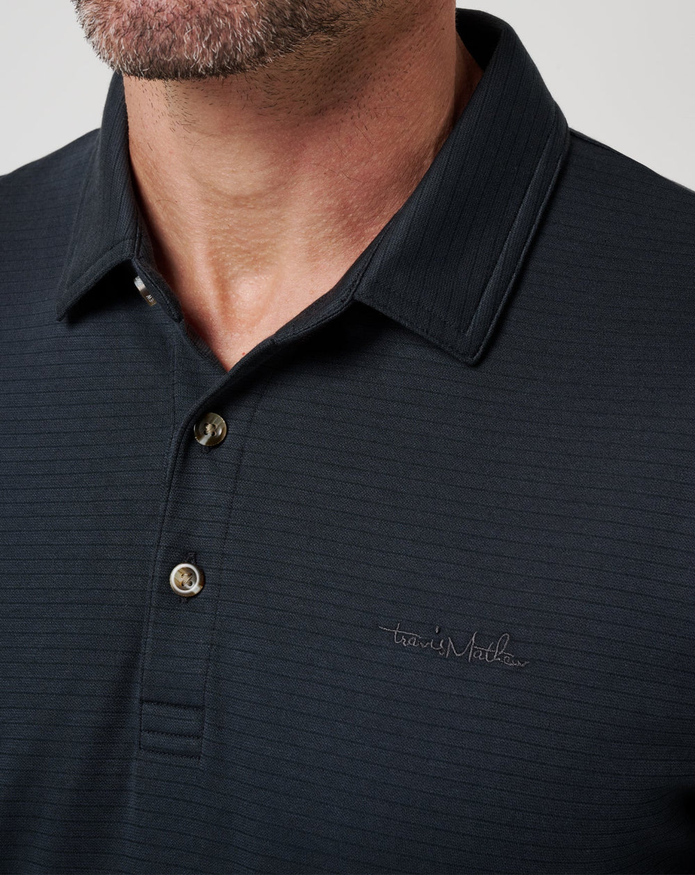 Black Travis Mathew The Zinna 2.0 Polo