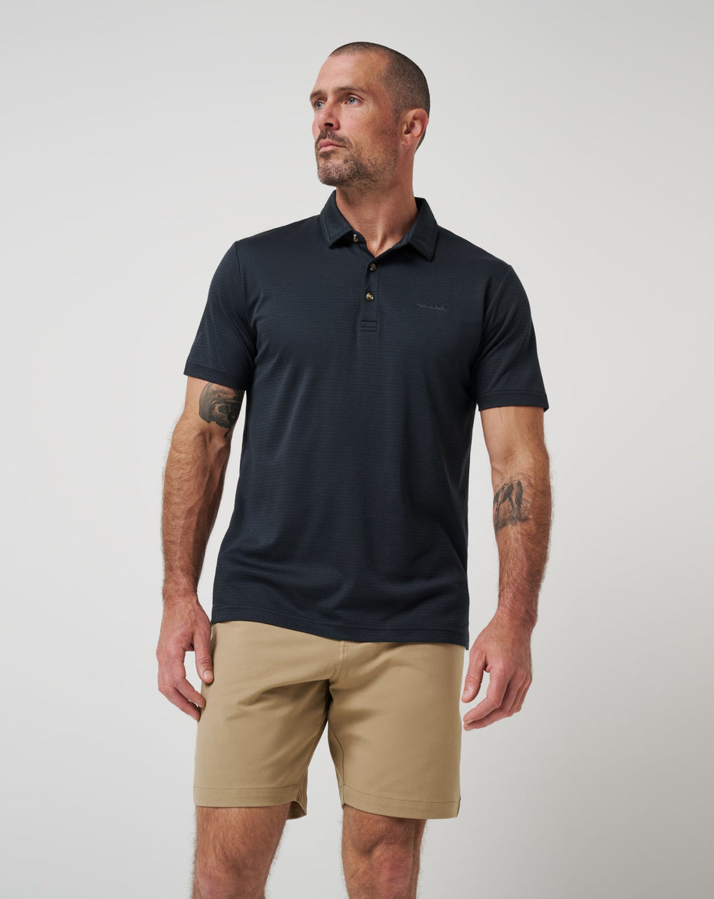 Black Travis Mathew The Zinna 2.0 Polo