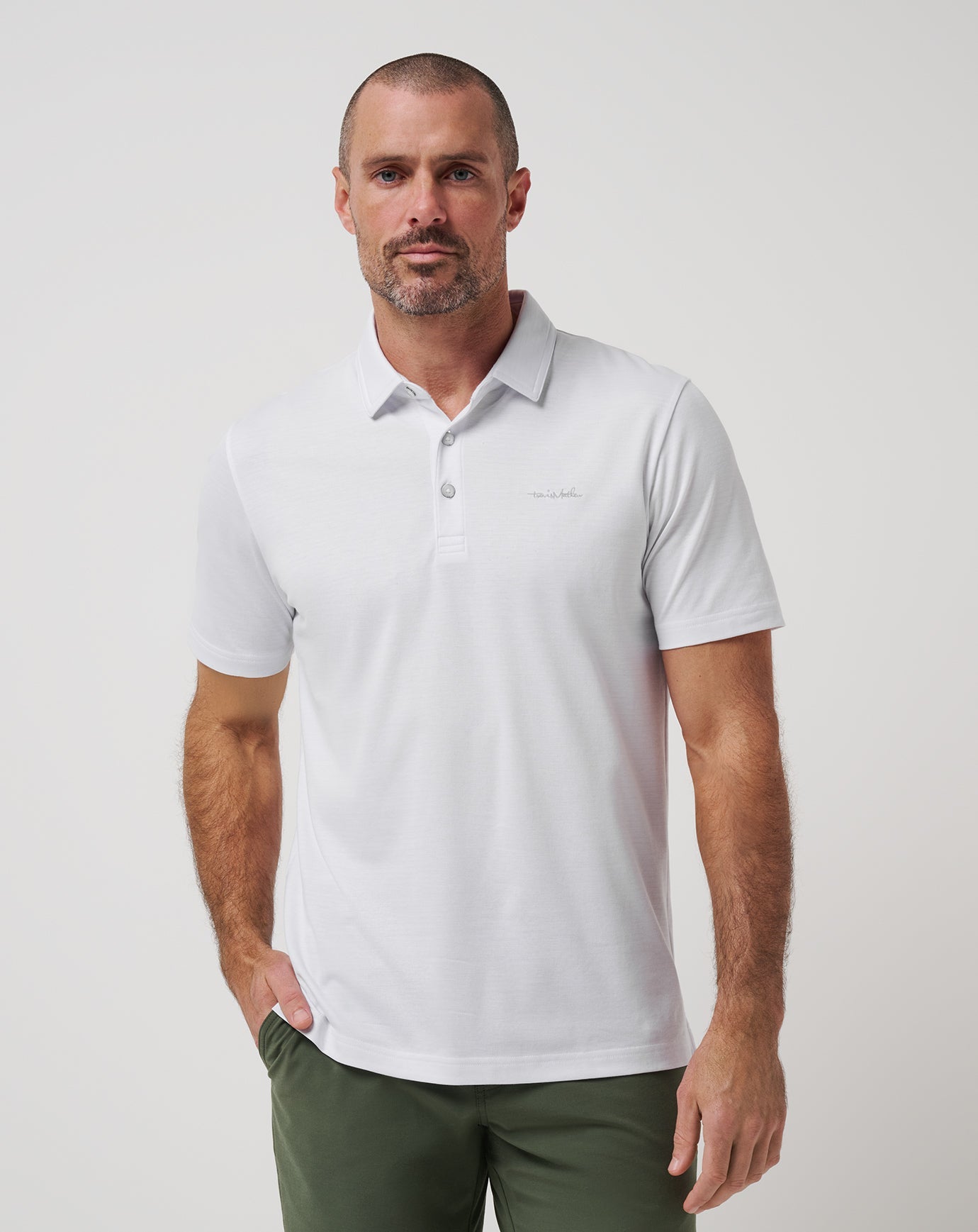 White Travis Mathew The Zinna 2.0 Polo