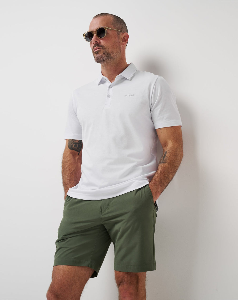 White Travis Mathew The Zinna 2.0 Polo