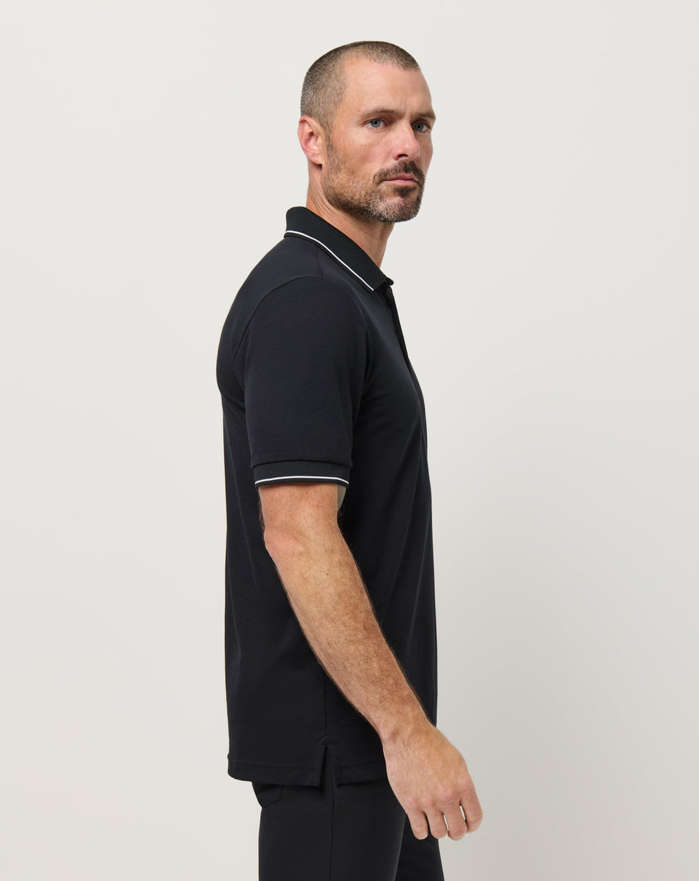 Black Travis Mathew Happier Hour Polo