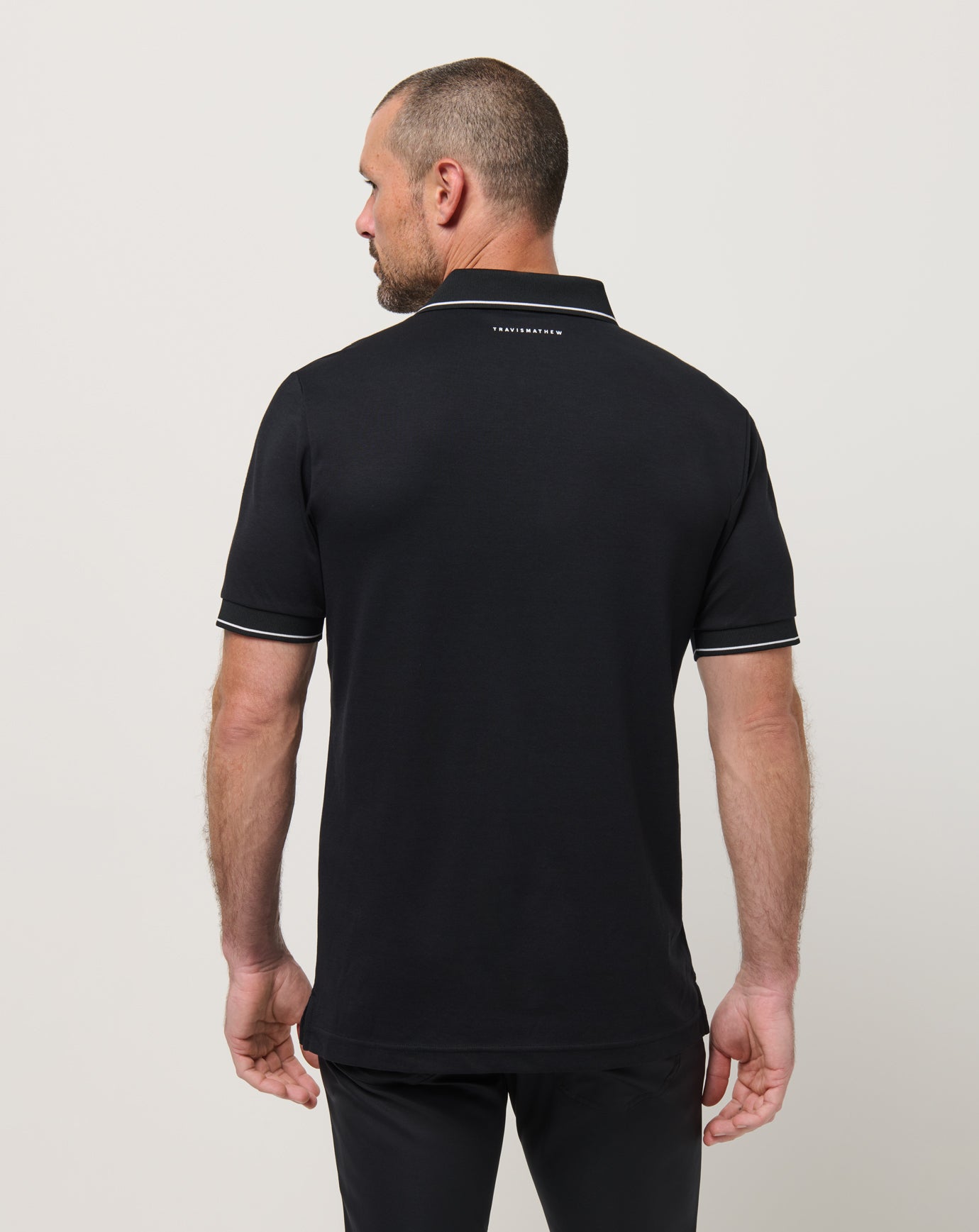 Black Travis Mathew Happier Hour Polo