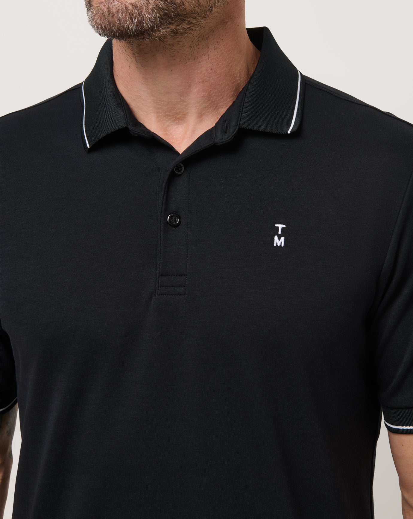 Black Travis Mathew Happier Hour Polo