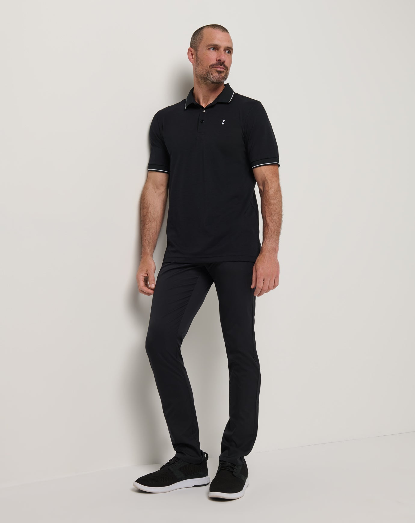 Black Travis Mathew Happier Hour Polo