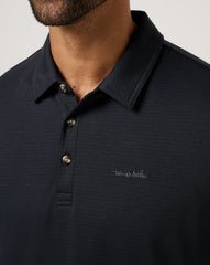 Black Travis Mathew The Zinna 2.0 Long Sleeve Polo