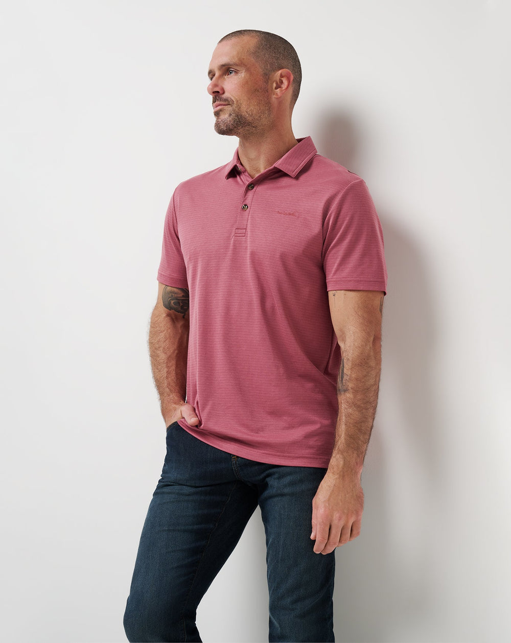 Roan Rouge Travis Mathew The Zinna 2.0 Polo