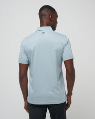 Heather Dusty Blue Travis Mathew Fresh Catch Polo