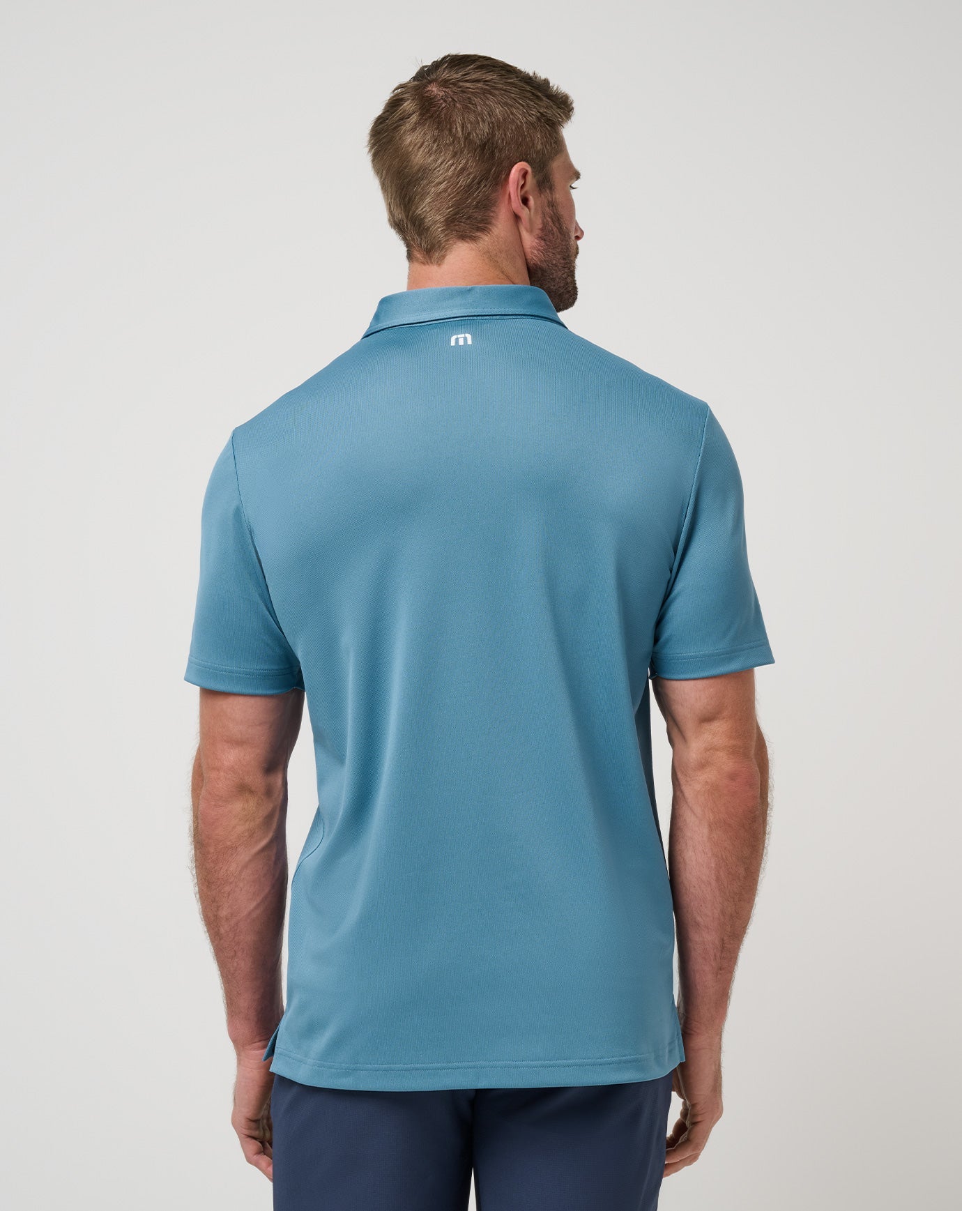 Captains Blue Travis Mathew Good Good Patriot Polo
