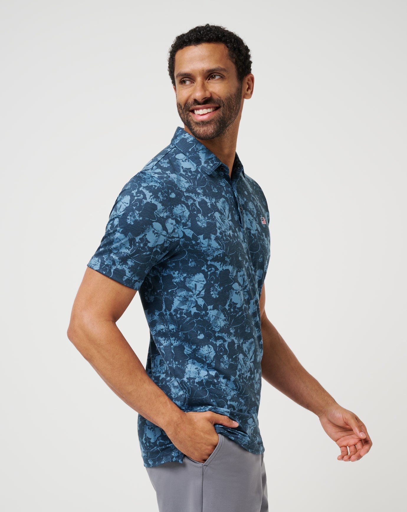 Total Eclipse Travis Mathew Featherweight Poolside Paradise Polo