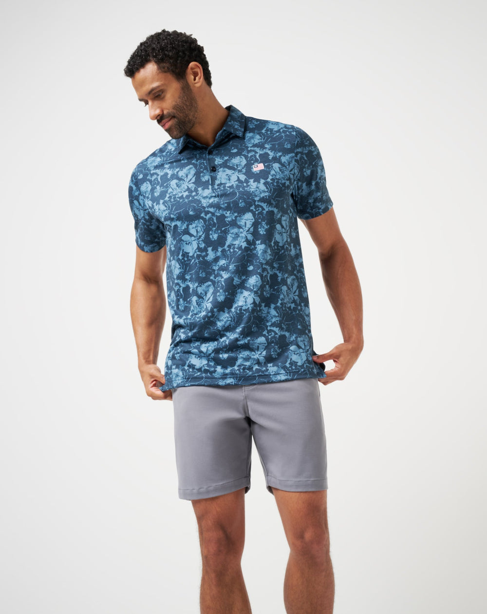 Total Eclipse Travis Mathew Featherweight Poolside Paradise Polo