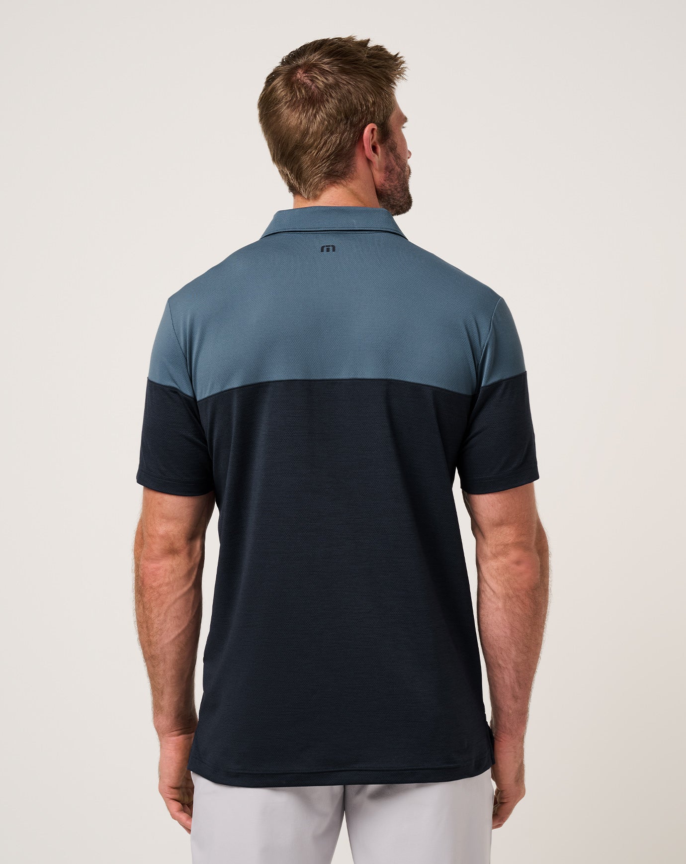 Bering Sea Travis Mathew Heater Pro Color Block Polo