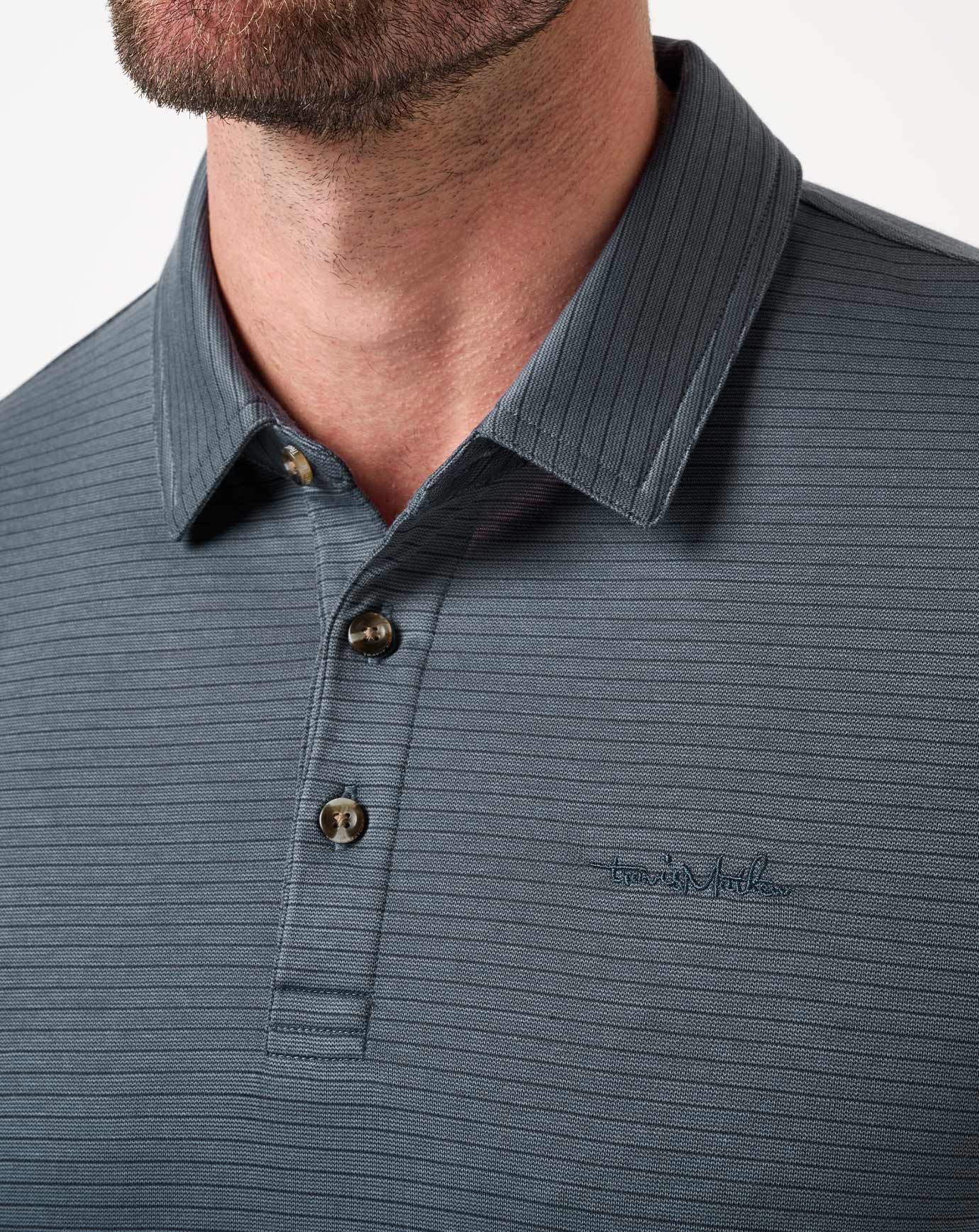 Mood Indigo/Vintage Indigo Travis Mathew The Zinna 2.0 Long Sleeve Polo