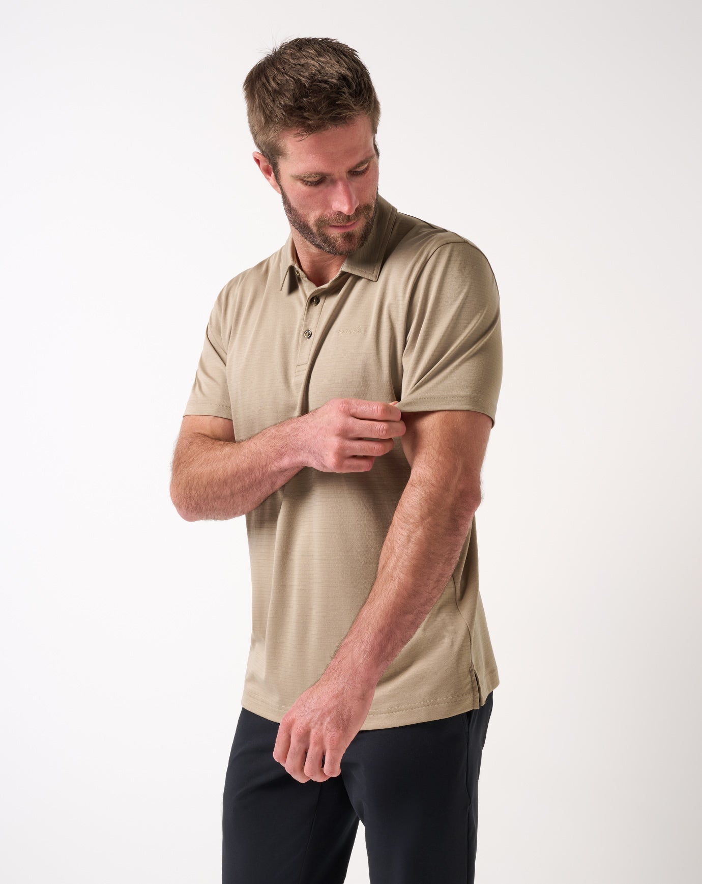 Weathered Teak Travis Mathew The Zinna 2.0 Polo