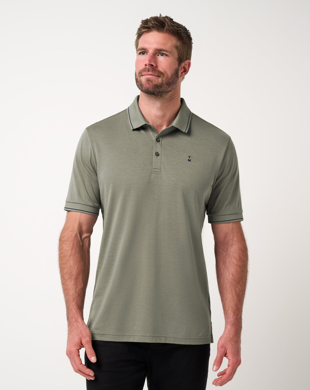 Dark Olive Travis Mathew Happier Hour Polo