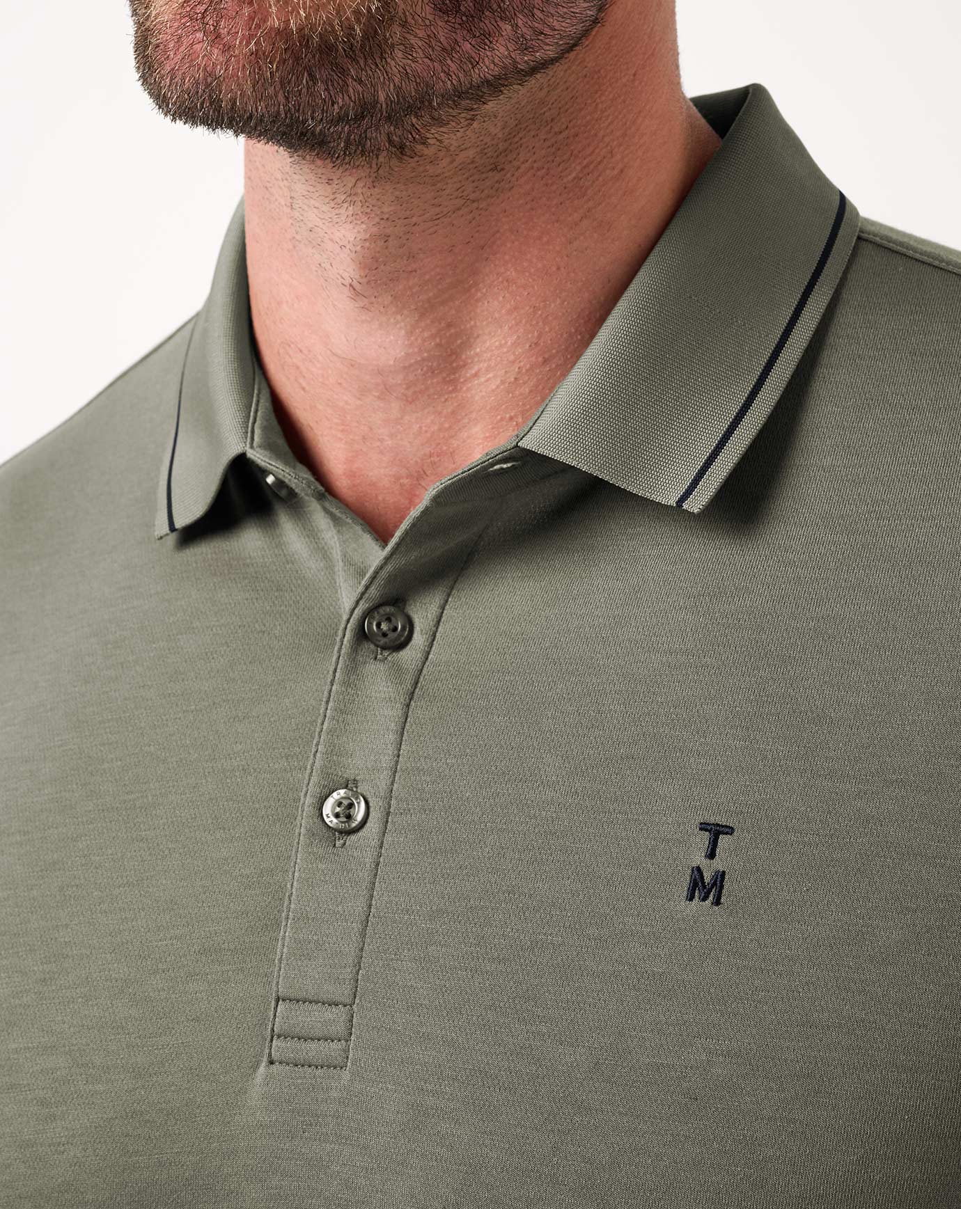 Dark Olive Travis Mathew Happier Hour Polo