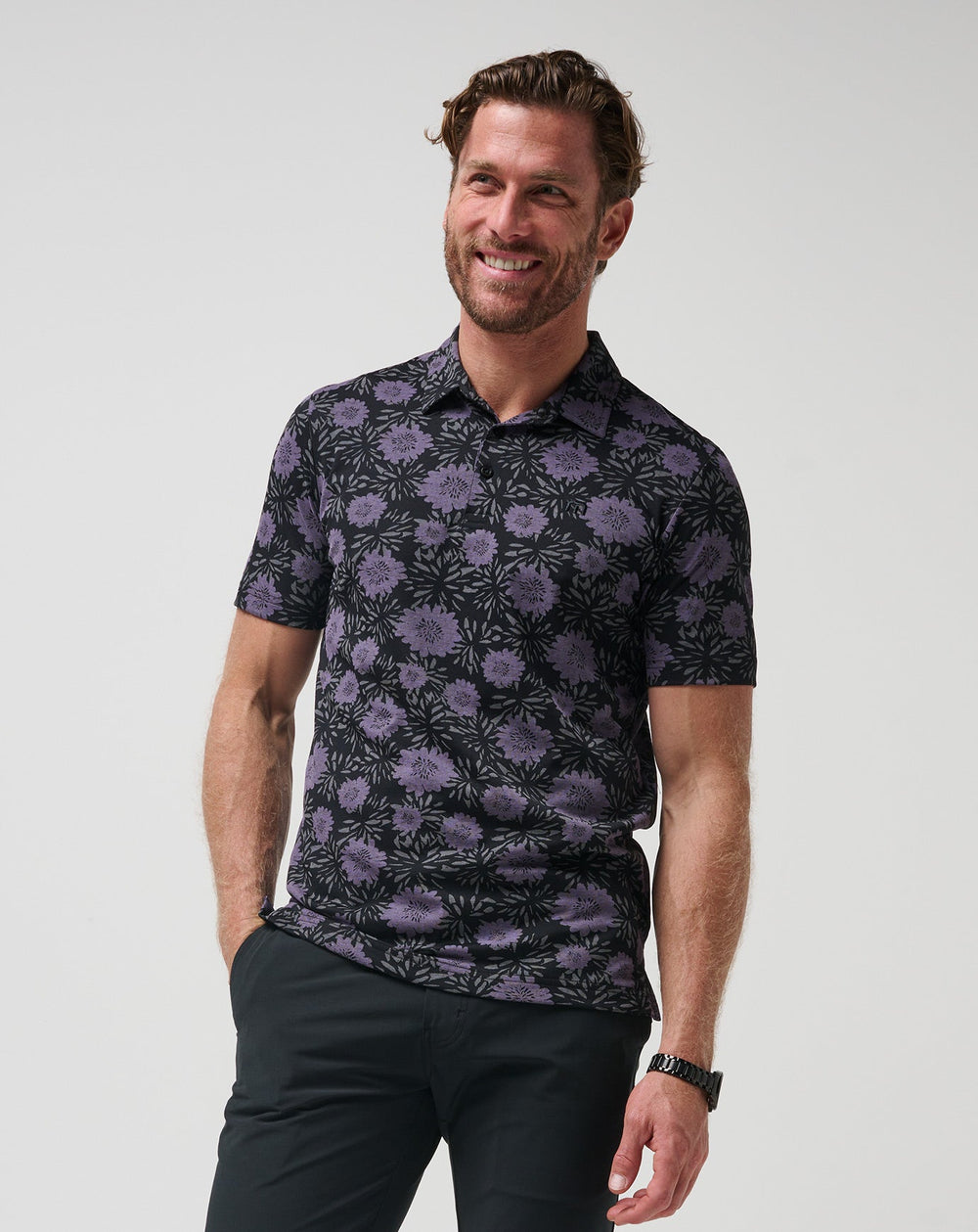 Black Travis Mathew Not Happening Polo