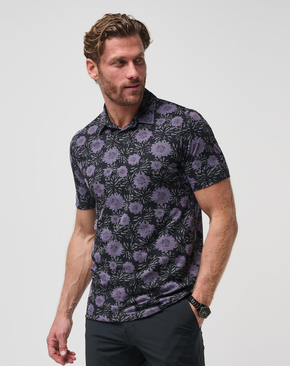 Black Travis Mathew Not Happening Polo