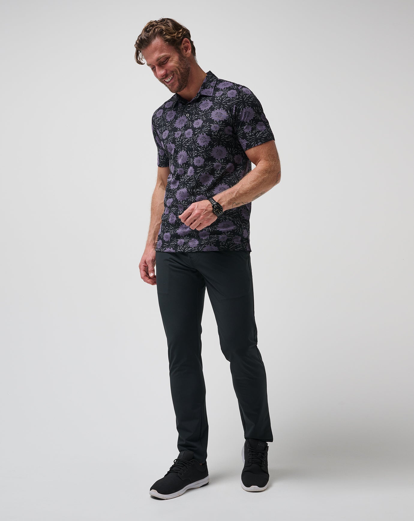 Black Travis Mathew Not Happening Polo