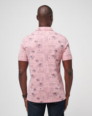 Heather Blush Travis Mathew Coconut Palm Polo