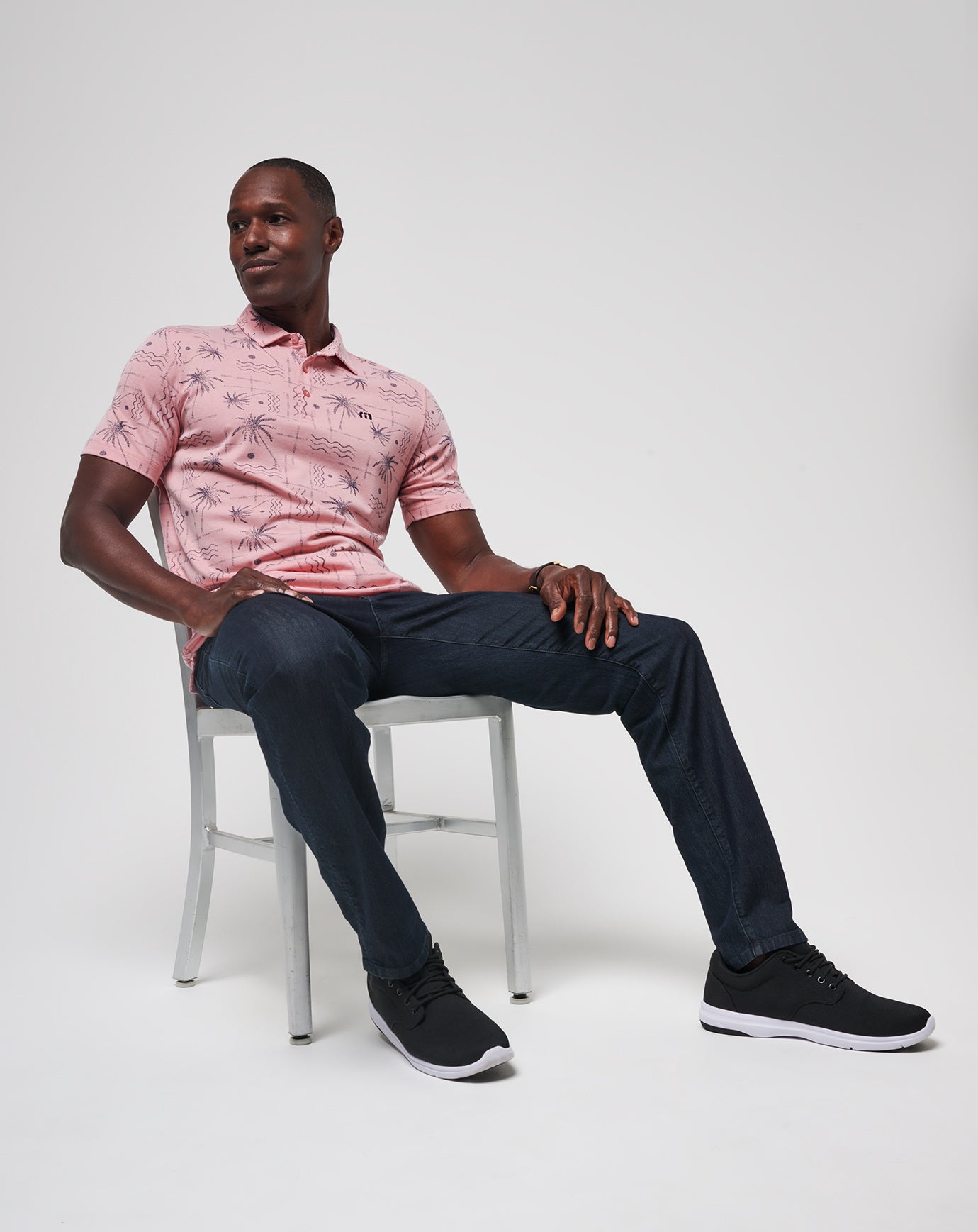 Heather Blush Travis Mathew Coconut Palm Polo