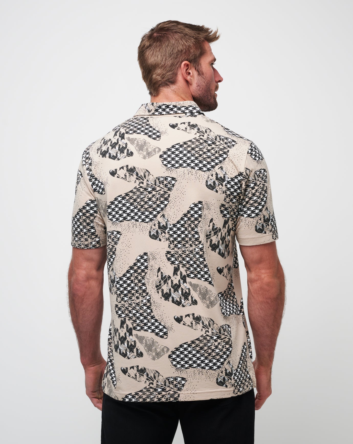 Oxford Tan Travis Mathew Paper Tiger Polo