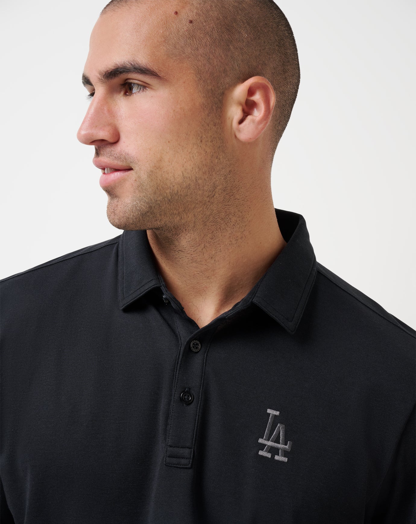 Black Travis Mathew Los Angeles Dodgers Playoff Pitch Polo