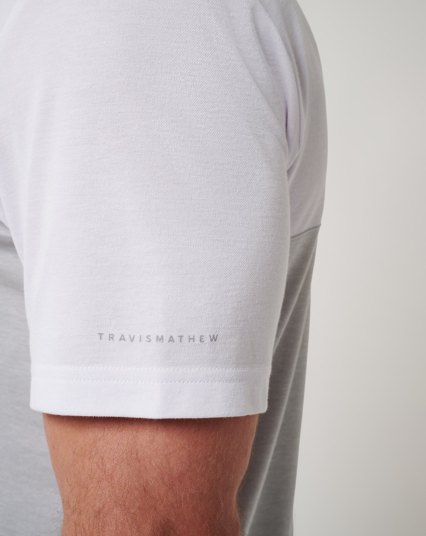 White/Heather Grey Travis Mathew Los Angeles Dodgers Home Run Leader Polo