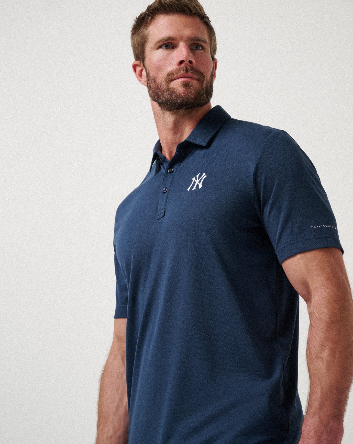 Navy Travis Mathew New York Yankees Playoff Pitch Polo
