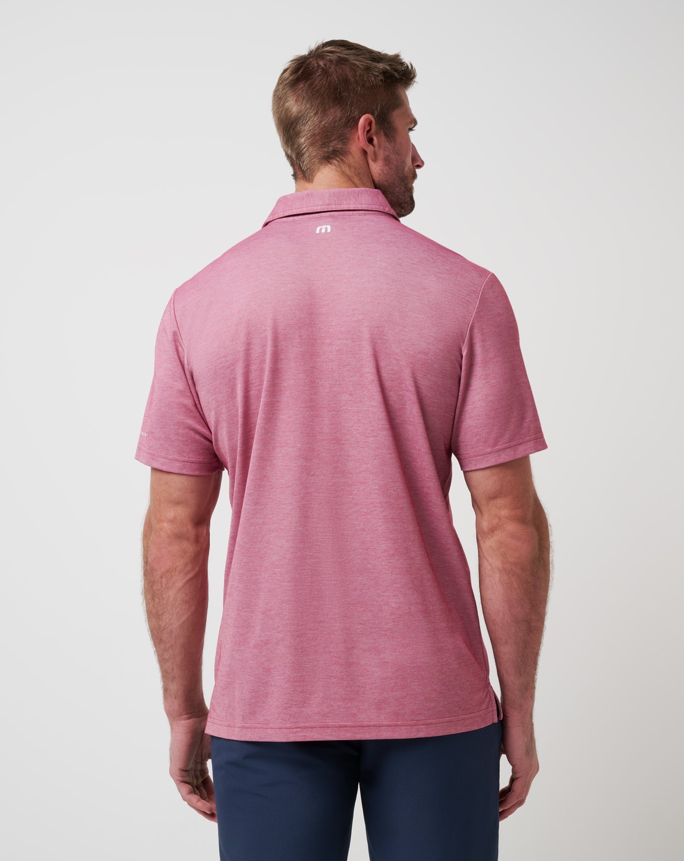 Heather Red Travis Mathew Boston Red Sox Playoff Pitch Polo
