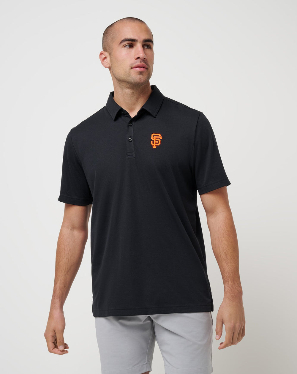 Black Travis Mathew San Francisco Giants Playoff Pitch Polo
