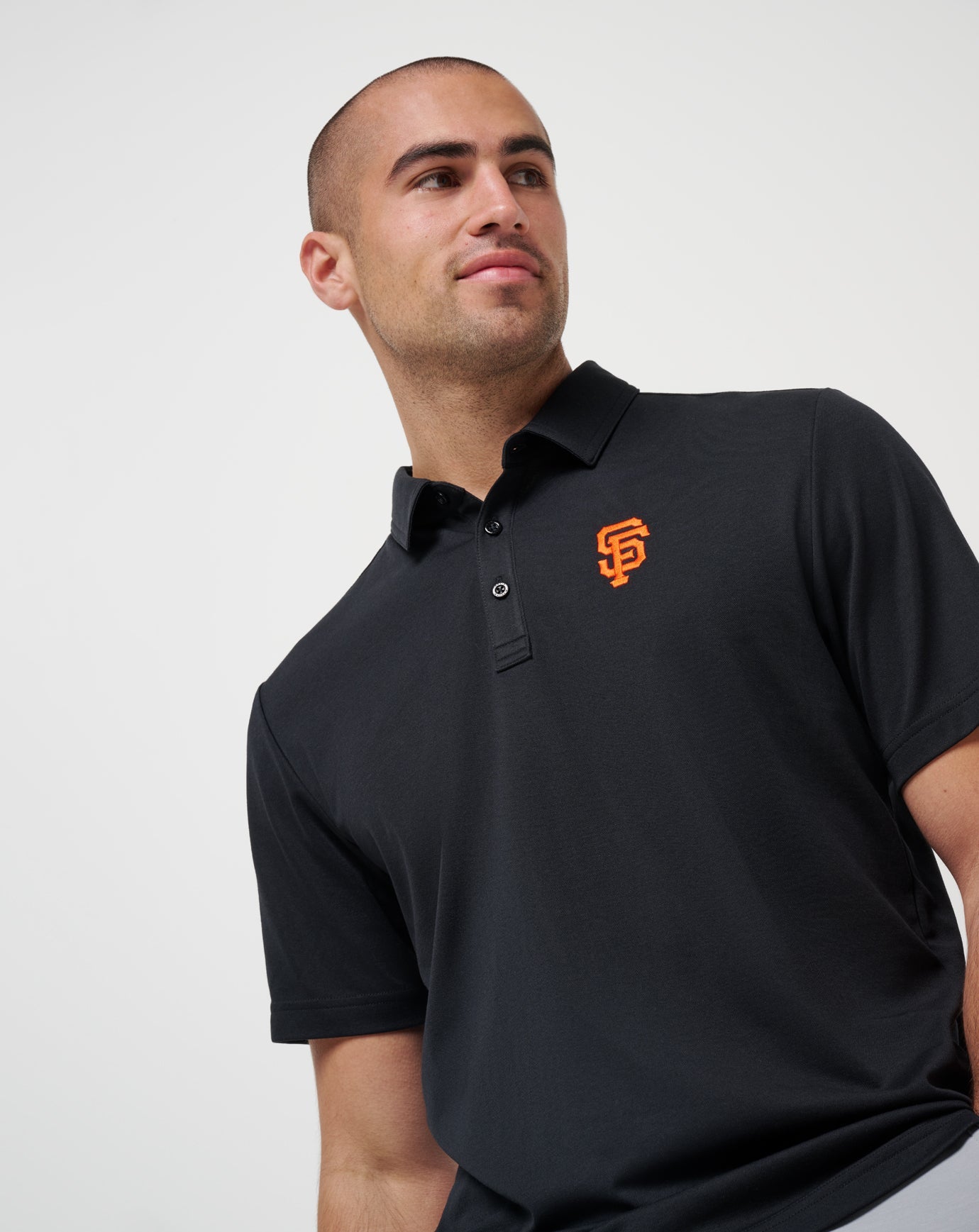 Black Travis Mathew San Francisco Giants Playoff Pitch Polo