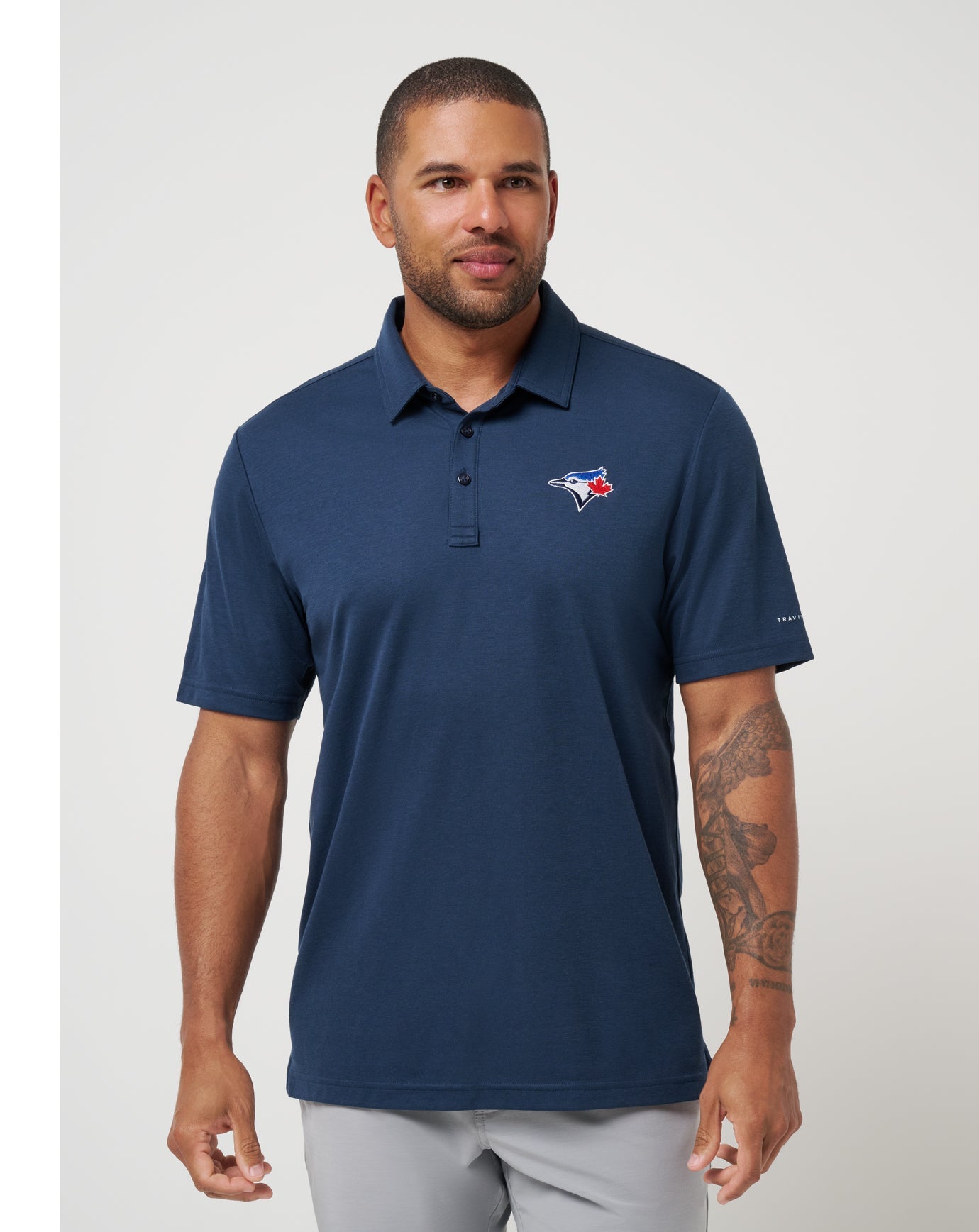 Navy Travis Mathew Toronto Blue Jays Playoff Pitch Polo