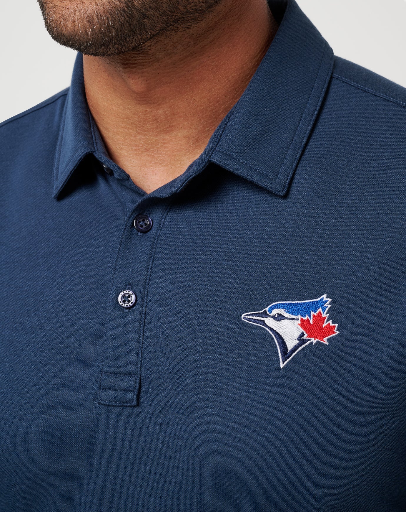 Navy Travis Mathew Toronto Blue Jays Playoff Pitch Polo