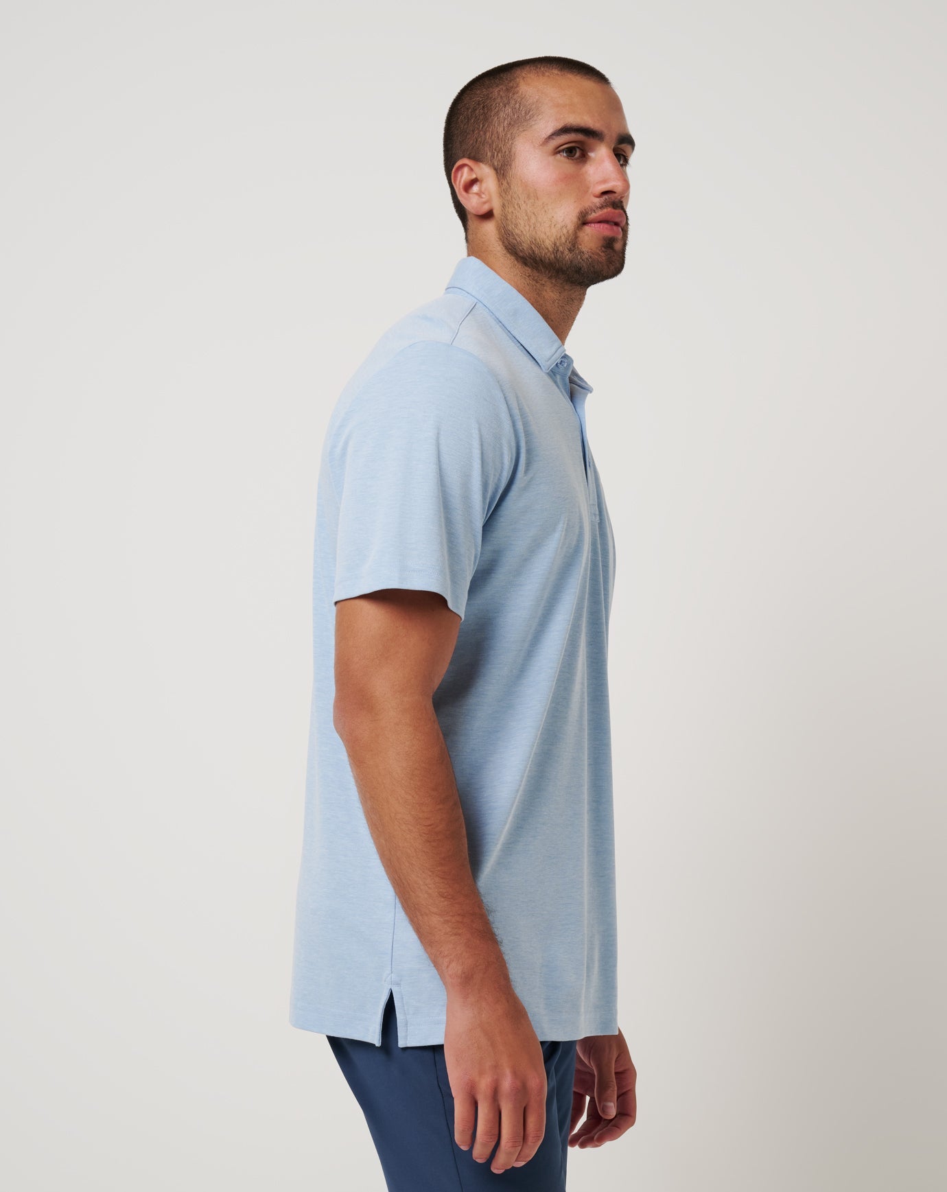 Heather Blue Travis Mathew Philadelphia Phillies Playoff Pitch Polo