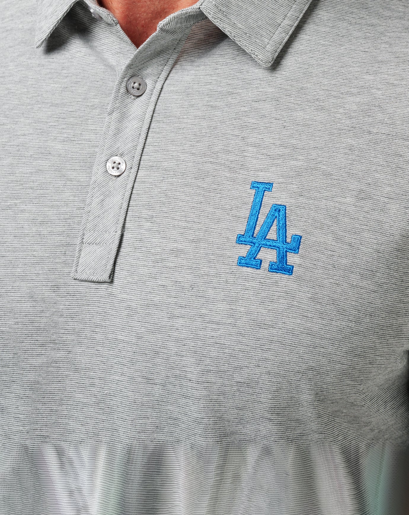 Heather Grey Travis Mathew Los Angeles Dodgers The Zinna Polo