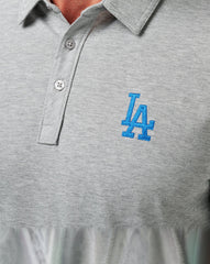Heather Grey Travis Mathew Los Angeles Dodgers The Zinna Polo