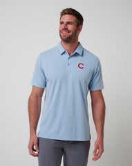Heather Blue Travis Mathew Chicago Cubs Playoff Pitch Polo