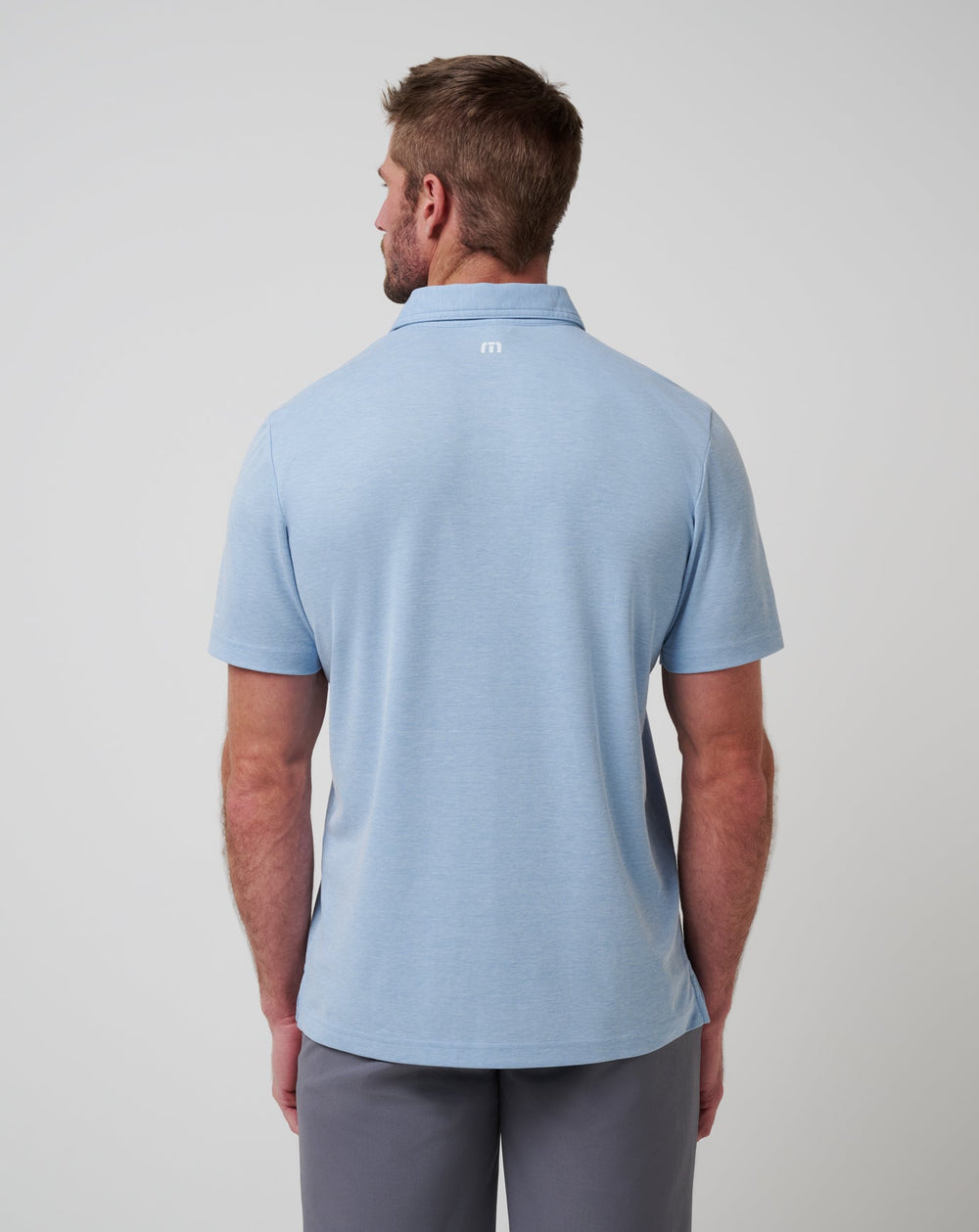Heather Blue Travis Mathew Chicago Cubs Playoff Pitch Polo