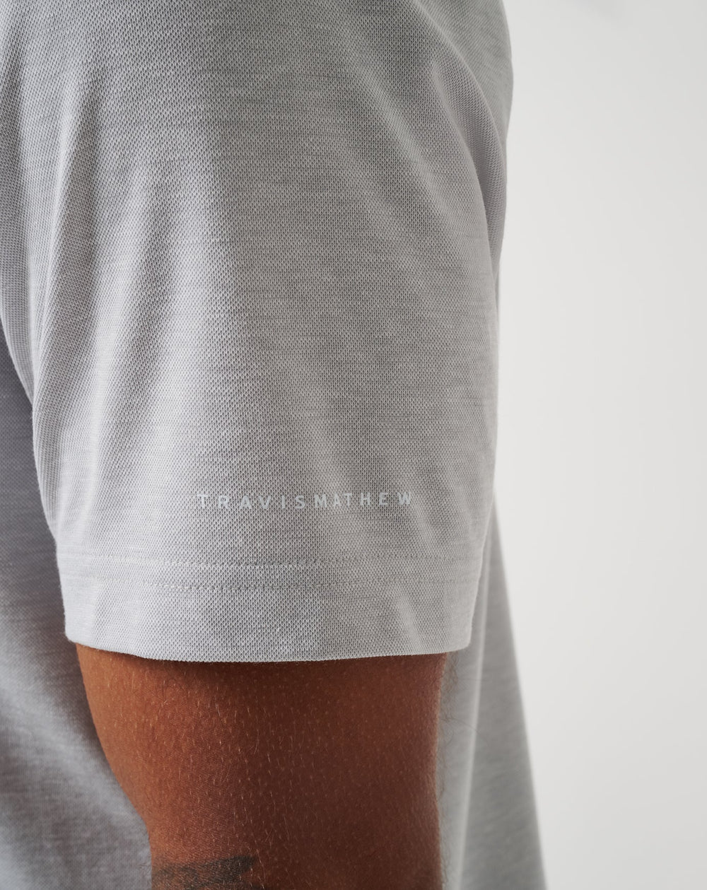 Heather Grey Travis Mathew New York Yankees Playoff Pitch Polo