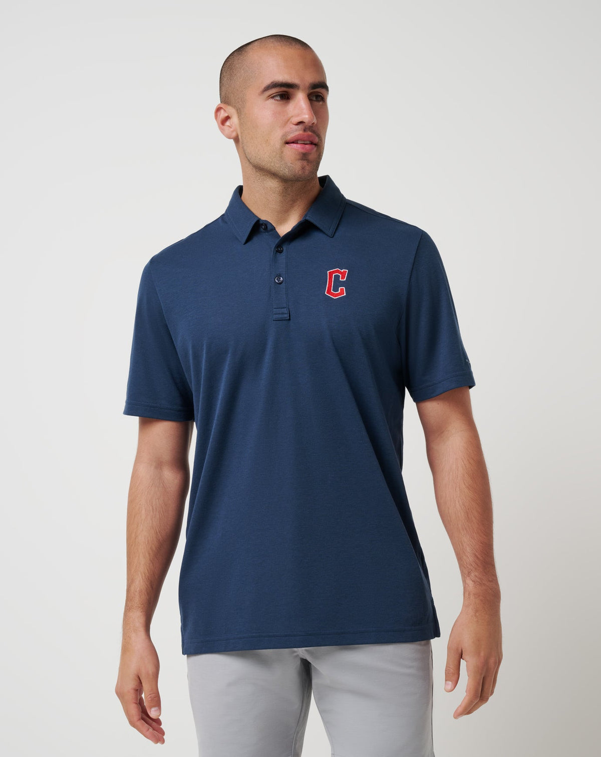 Navy Travis Mathew Cleveland Guardians Playoff Pitch Polo