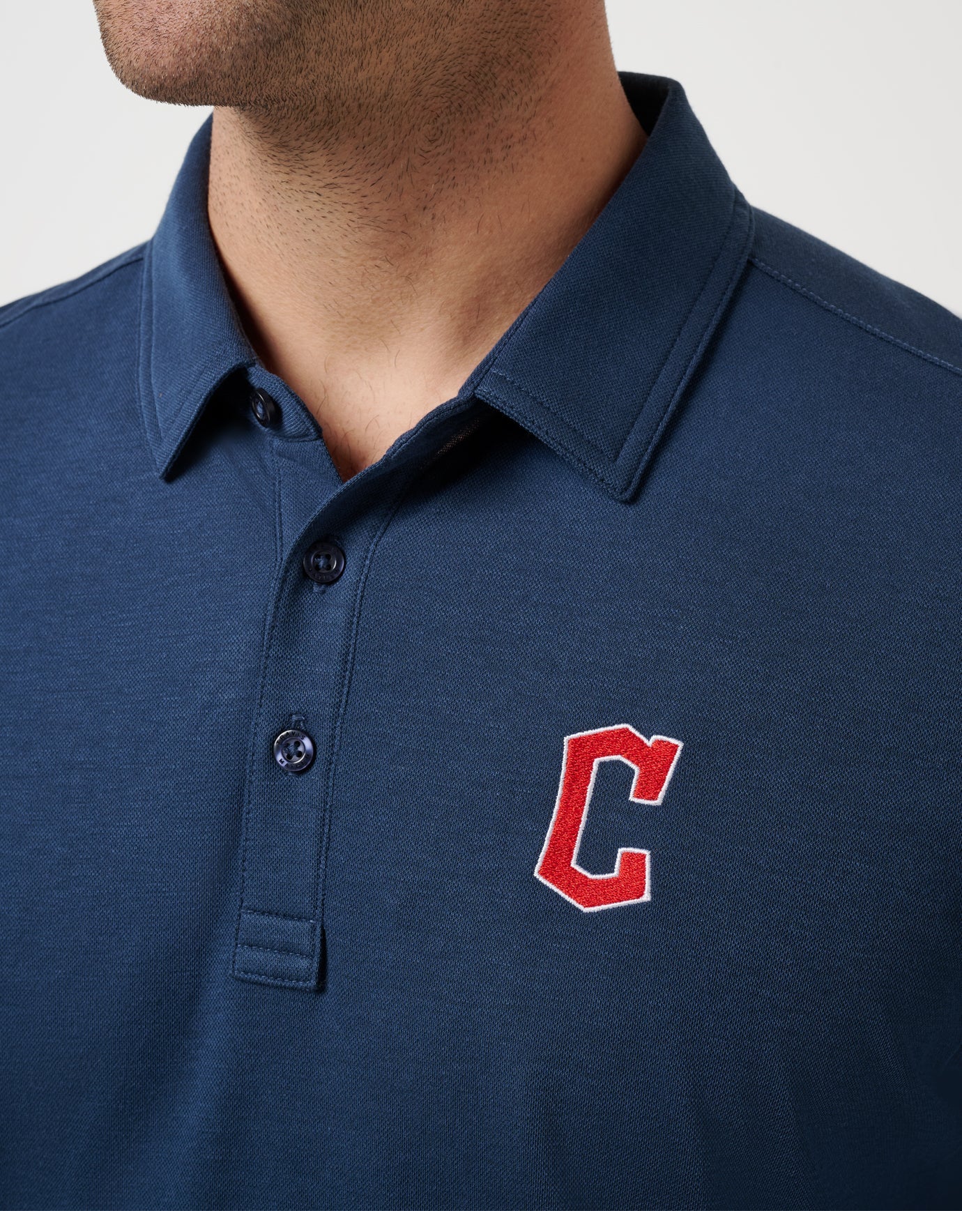 Navy Travis Mathew Cleveland Guardians Playoff Pitch Polo