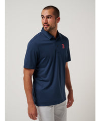 Navy Travis Mathew Boston Red Sox Playoff Pitch Polo