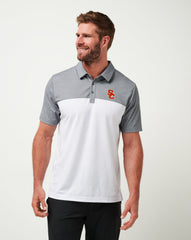 Heather Quiet Shade/White Travis Mathew USC The Rudds 2.0 Polo