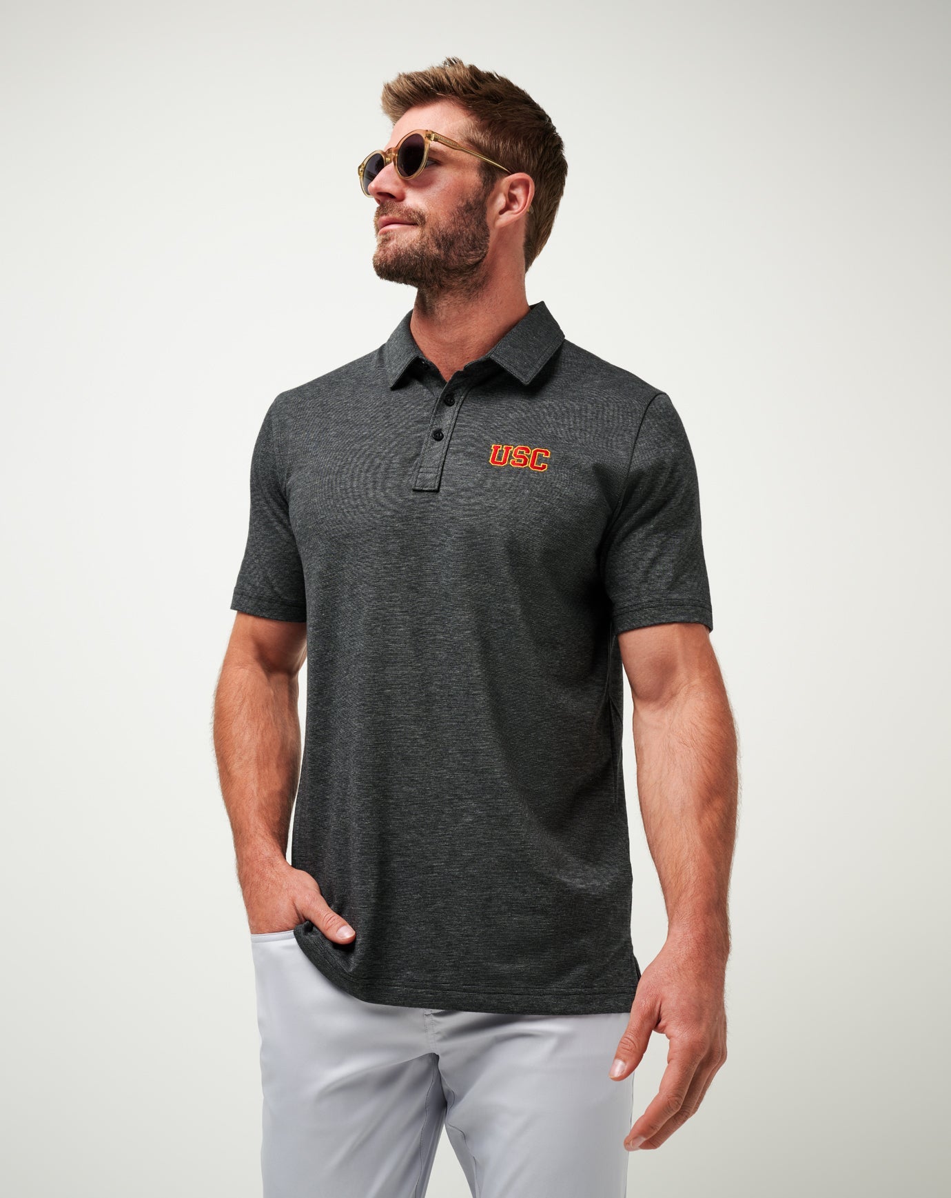 Heather Black Travis Mathew USC The Zinna Polo