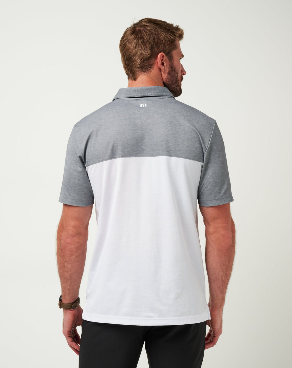 Heather Quiet Shade/White Travis Mathew Los Angeles Dodgers The Rudds 2.0 Polo