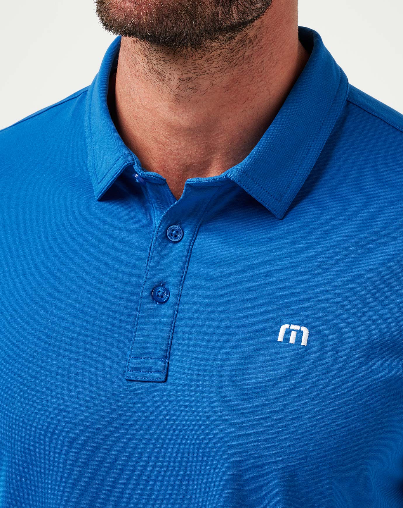 Classic Blue Travis Mathew Chicago Cubs Club Rules Polo