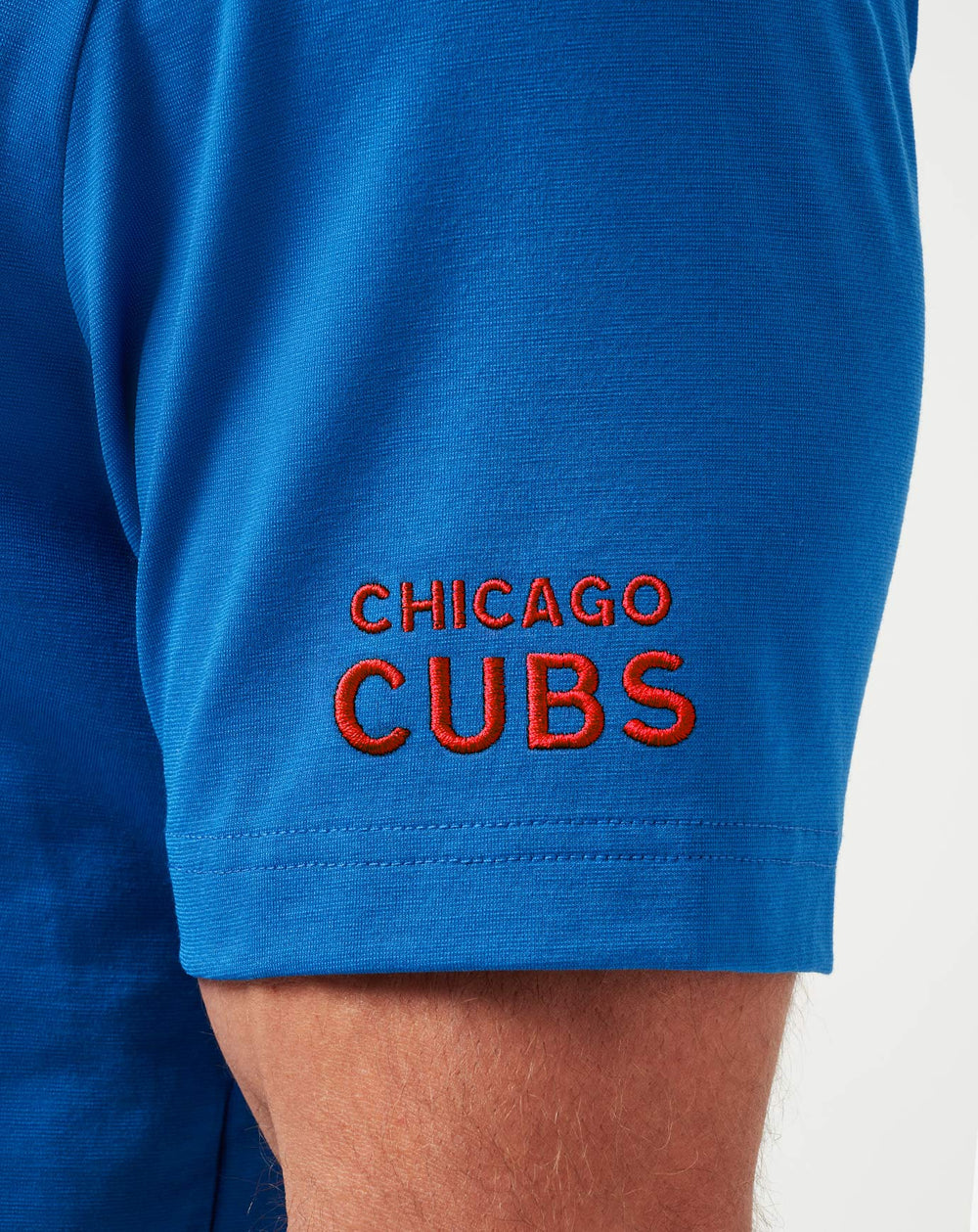 Classic Blue Travis Mathew Chicago Cubs Club Rules Polo