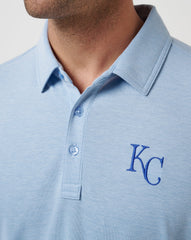 Heather Blue Travis Mathew Kansas City Royals Playoff Pitch Polo