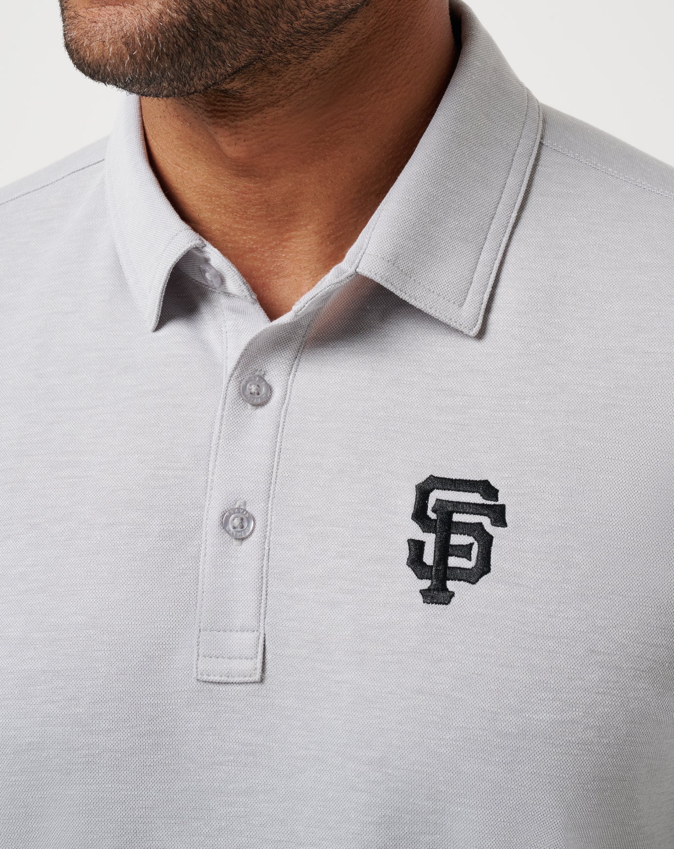 Heather Grey Travis Mathew San Francisco Giants Playoff Pitch Polo
